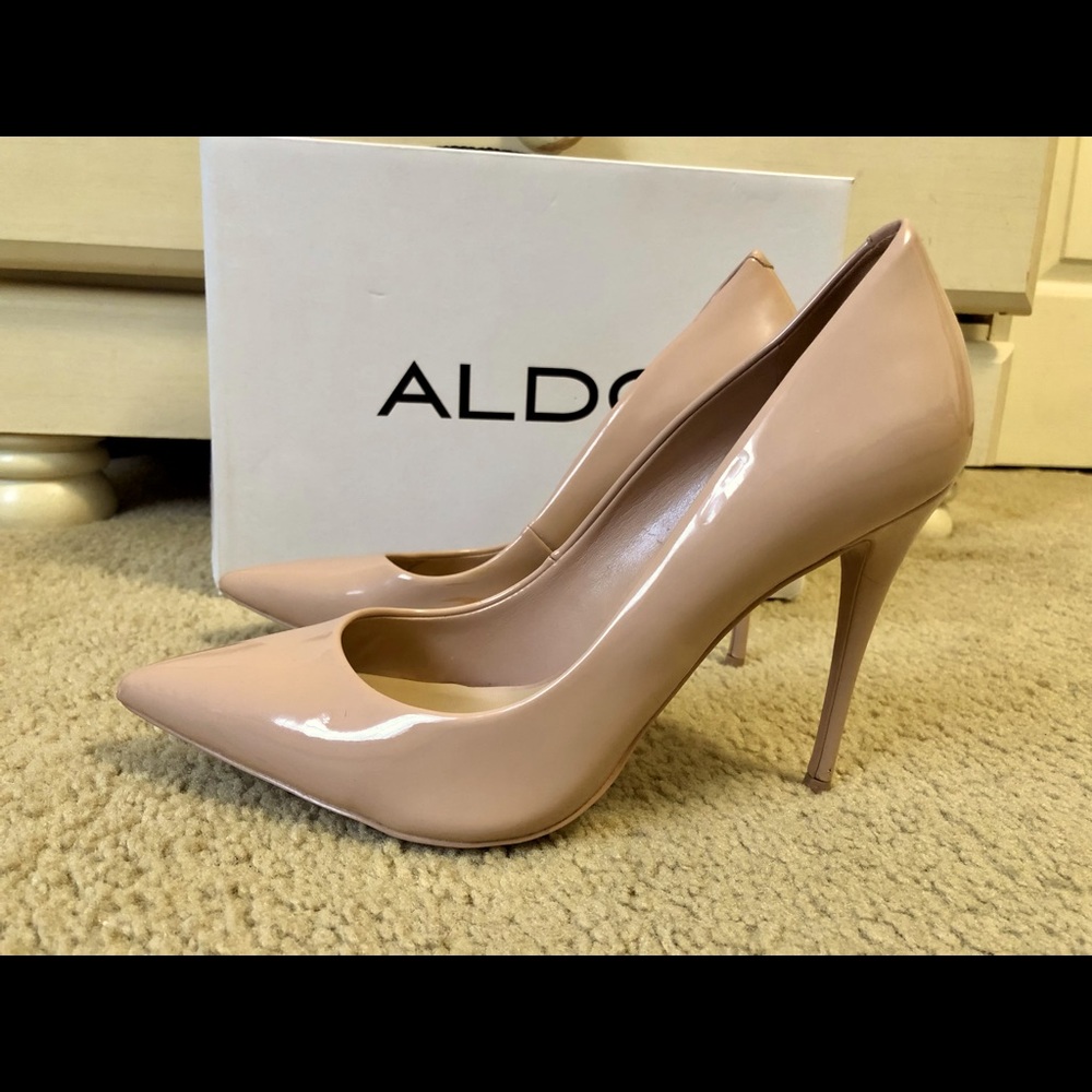Aldo Stessy Nude Heels